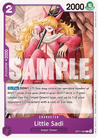 Image for Little Sadi (OP11-063) (A Fist of Divine Speed Release Event Cards) - One Piece Card Game