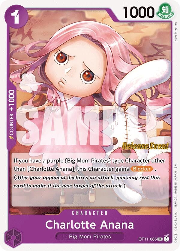 Image for Charlotte Anana (OP11-065) (A Fist of Divine Speed Release Event Cards) - One Piece Card Game