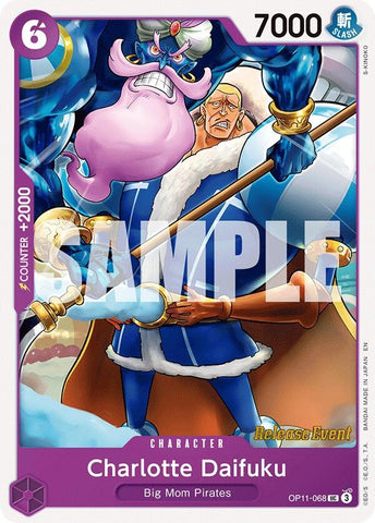 Image for Charlotte Daifuku (OP11-068) (A Fist of Divine Speed Release Event Cards) - One Piece Card Game