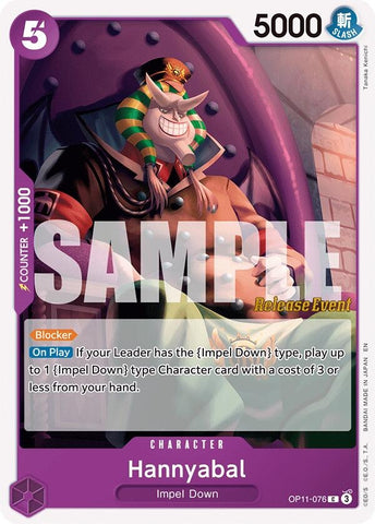 Image for Hannyabal (OP11-076) (A Fist of Divine Speed Release Event Cards) - One Piece Card Game