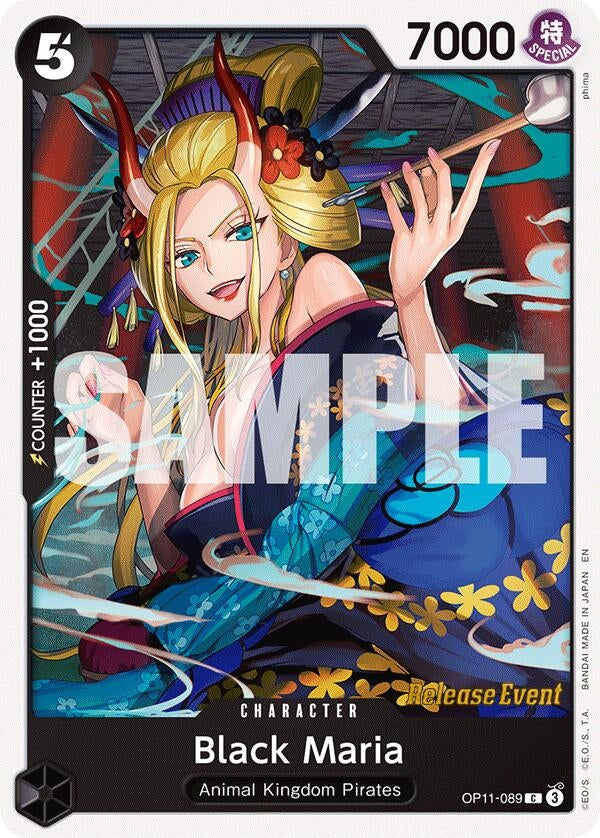 Image for Black Maria (OP11-089) (A Fist of Divine Speed Release Event Cards) - One Piece Card Game