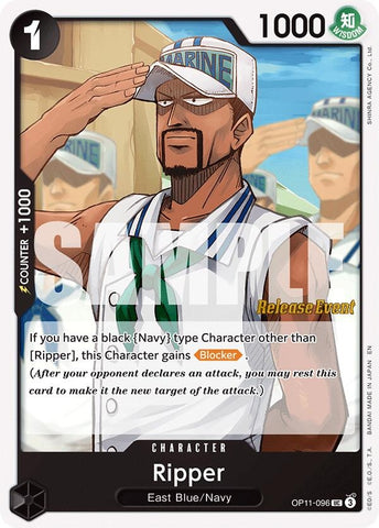 Image for Ripper (OP11-096) (A Fist of Divine Speed Release Event Cards) - One Piece Card Game