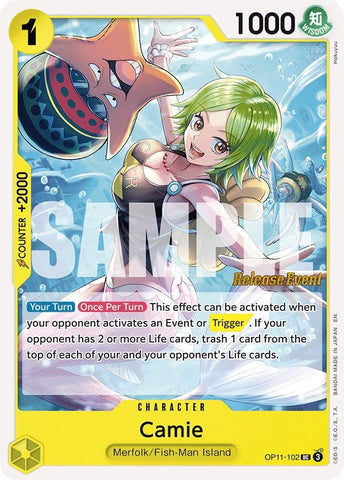 Image for Camie (OP11-102) (A Fist of Divine Speed Release Event Cards) - One Piece Card Game