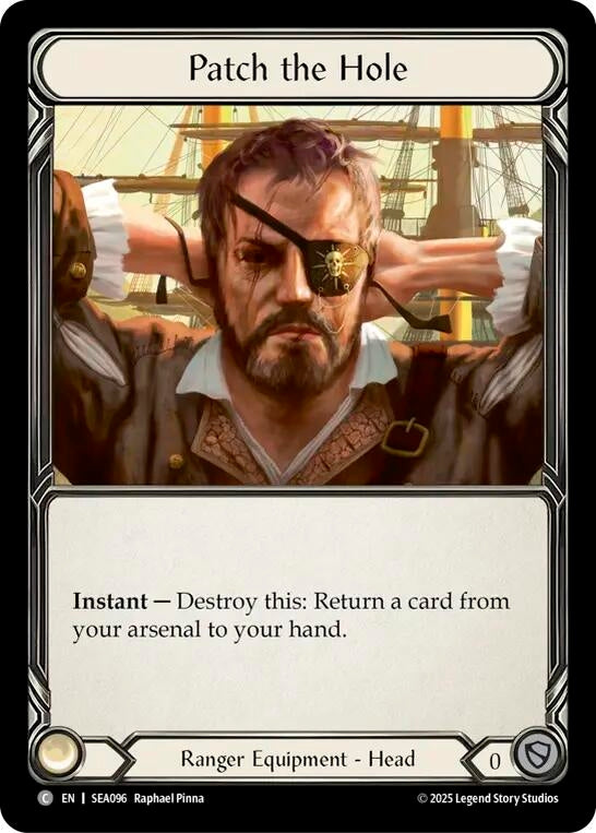 Image for Patch the Hole (SEA096) (High Seas) - Flesh and Blood TCG