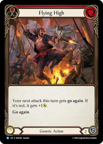 Image for Flying High (Red) (SEA206) (High Seas) - Flesh and Blood TCG