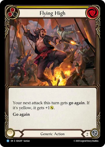 Image for Flying High (Yellow) (SEA207) (High Seas) - Flesh and Blood TCG