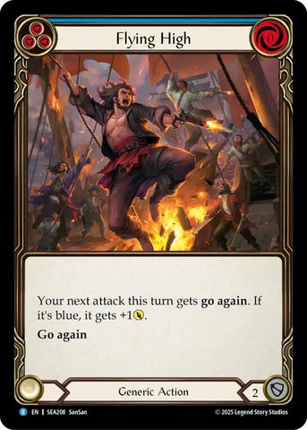 Image for Flying High (Blue) (SEA208) (High Seas) - Flesh and Blood TCG