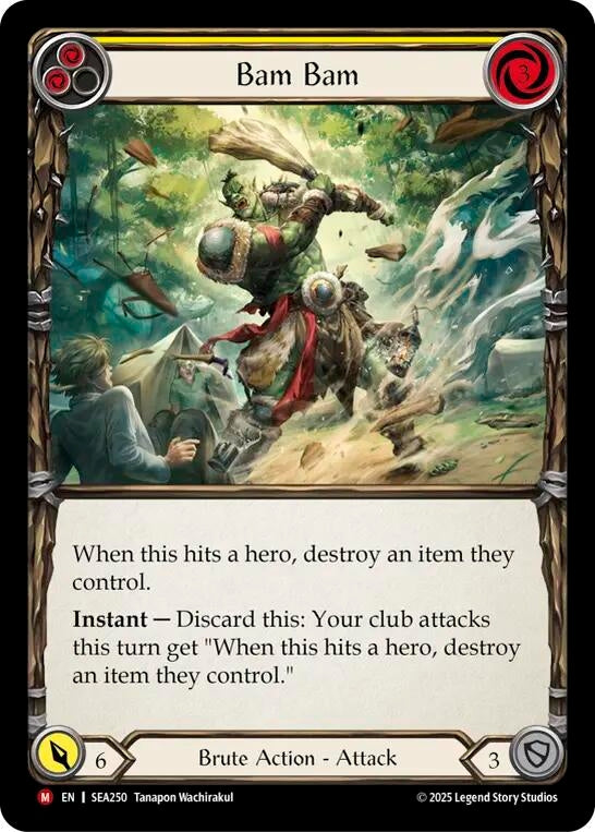 Image for Bam Bam (SEA250) (High Seas) - Flesh and Blood TCG