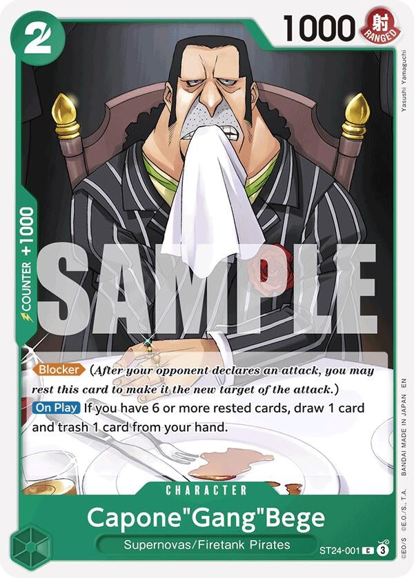 Capone"Gang"Bege (ST24-001) [Starter Deck 24: GREEN Jewelry Bonney]