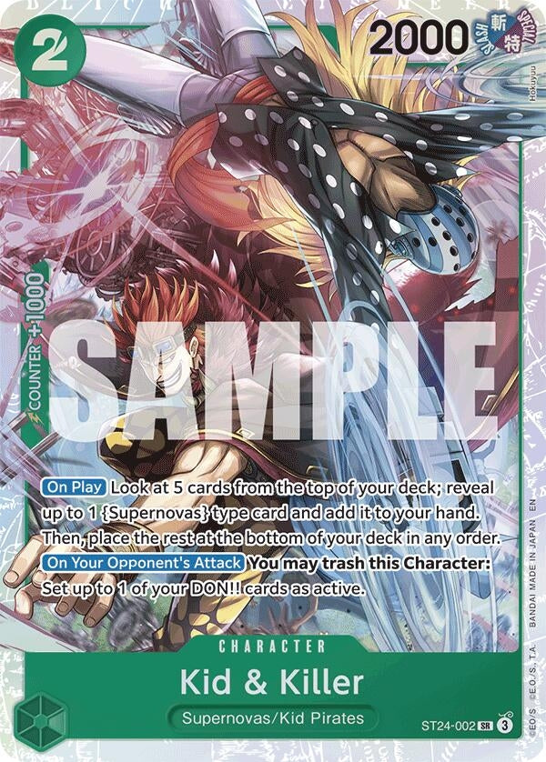 Kid & Killer (ST24-002) [Starter Deck 24: GREEN Jewelry Bonney]