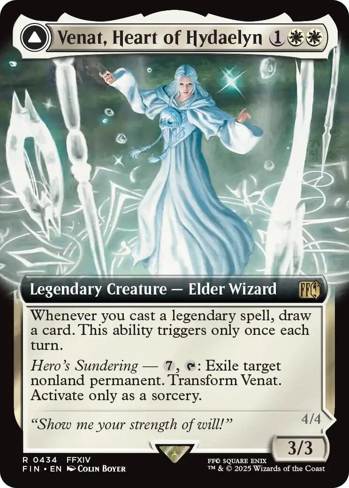 Image for Venat, Heart of Hydaelyn (Extended Art) (434) [FINAL FANTASY] - Magic: The Gathering