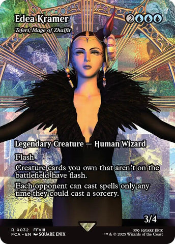 Image for Edea Kramer - Teferi, Mage of Zhalfir (Showcase) (32) [FINAL FANTASY: Through the Ages] - Magic: The Gathering