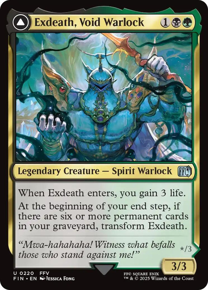Image for Exdeath, Void Warlock (220) [FINAL FANTASY] - Magic: The Gathering