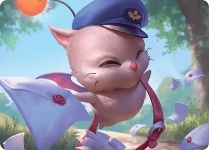 Image for Delivery Moogle Art Card (1) [Art Series: FINAL FANTASY] - Magic: The Gathering