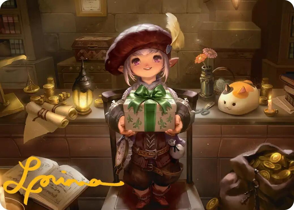 Image for Tataru Taru Art Card (Gold-Stamped Signature) (25) [Art Series: FINAL FANTASY] - Magic: The Gathering
