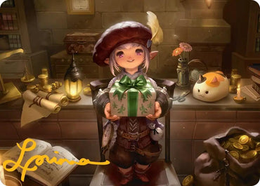 Image for Tataru Taru Art Card (Gold-Stamped Signature) (25) [Art Series: FINAL FANTASY] - Magic: The Gathering