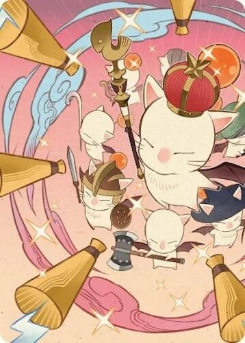 Image for Summon: Good King Mog XII Art Card (41) [Art Series: FINAL FANTASY] - Magic: The Gathering