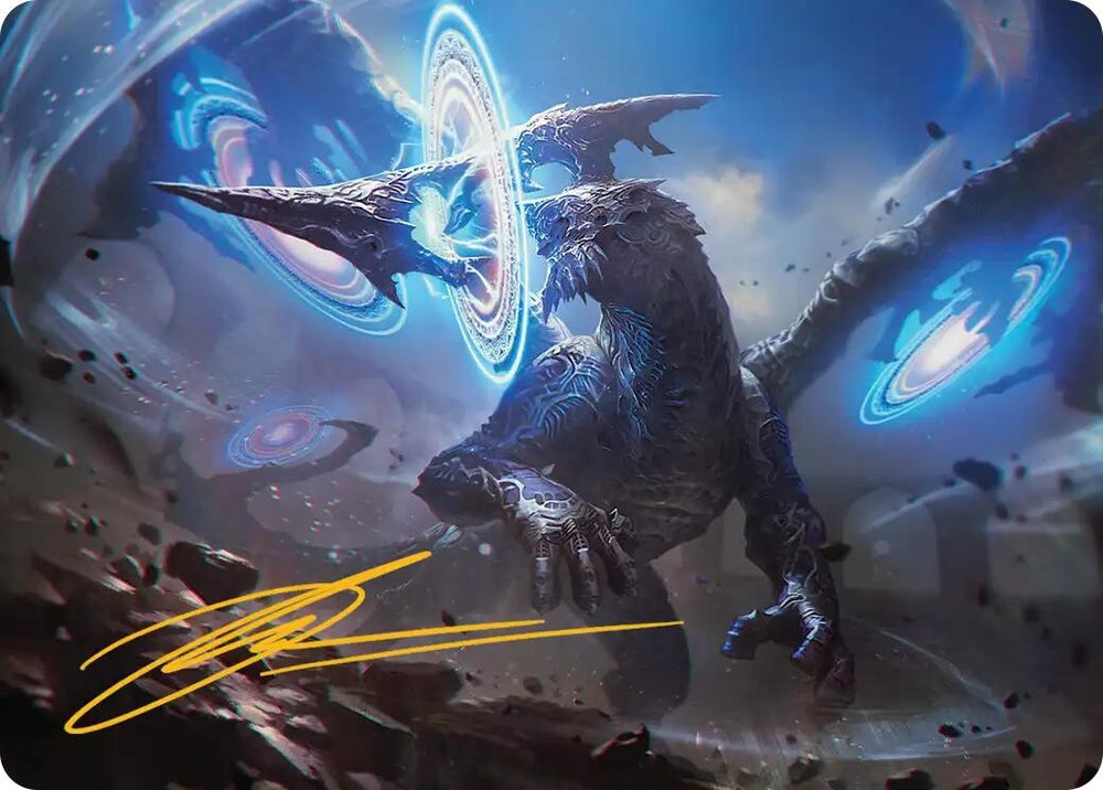 Image for Yiazmat, Ultimate Mark Art Card (Gold-Stamped Signature) (7) [Art Series: FINAL FANTASY] - Magic: The Gathering