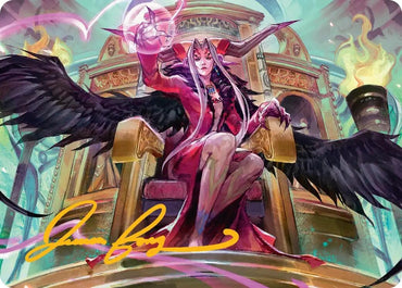 Image for Sorceress's Schemes Art Card (Gold-Stamped Signature) (9) [Art Series: FINAL FANTASY] - Magic: The Gathering