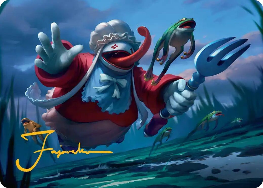 Image for Quina, Qu Gourmet Art Card (Gold-Stamped Signature) (11) [Art Series: FINAL FANTASY] - Magic: The Gathering