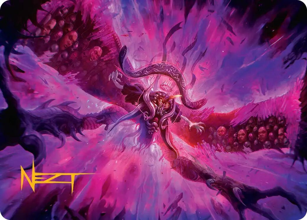 Image for Hades, Sorcerer of Eld Art Card (Gold-Stamped Signature) (12) [Art Series: FINAL FANTASY] - Magic: The Gathering