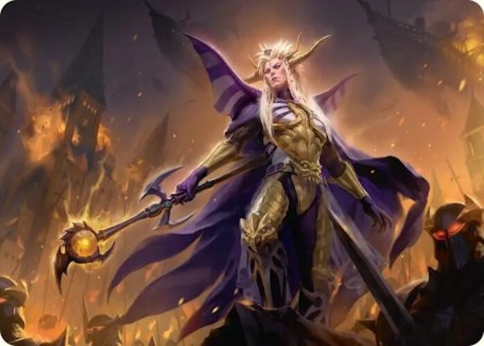 Image for The Emperor of Palamecia Art Card (13) [Art Series: FINAL FANTASY] - Magic: The Gathering