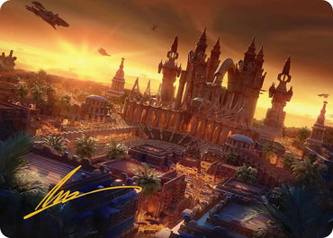 Image for Rabanastre, Royal City Art Card (Gold-Stamped Signature) (18) [Art Series: FINAL FANTASY] - Magic: The Gathering