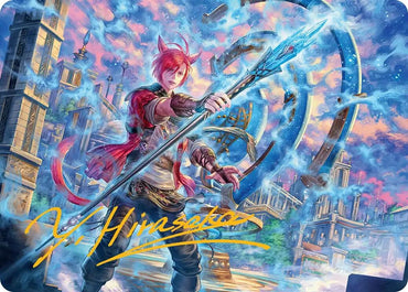 Image for G'raha Tia, Scion Reborn Art Card (19) (Gold-Stamped Signature) (19) [Art Series: FINAL FANTASY] - Magic: The Gathering
