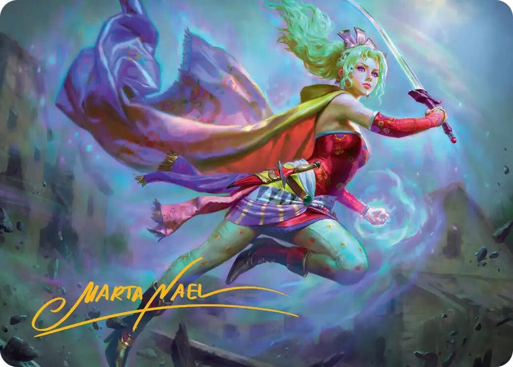 Image for Terra, Herald of Hope Art Card (Gold-Stamped Signature) (20) [Art Series: FINAL FANTASY] - Magic: The Gathering