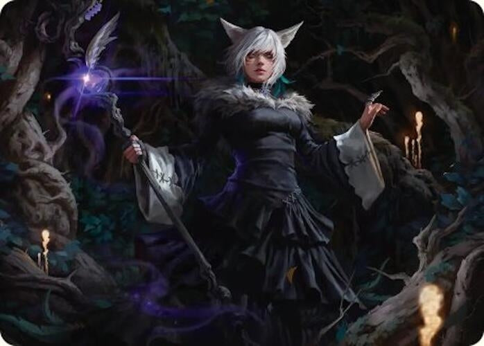 Image for Y'shtola, Night's Blessed Art Card (21) (21) [Art Series: FINAL FANTASY] - Magic: The Gathering