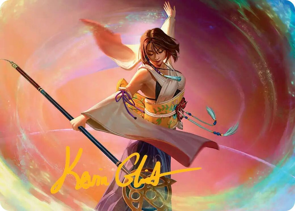 Image for Yuna, Grand Summoner Art Card (Gold-Stamped Signature) (22) [Art Series: FINAL FANTASY] - Magic: The Gathering