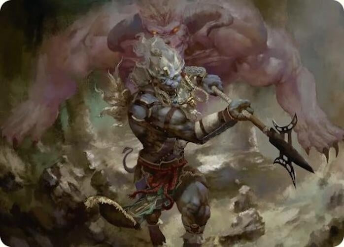 Image for Kimahri, Valiant Guardian Art Card (29) [Art Series: FINAL FANTASY] - Magic: The Gathering