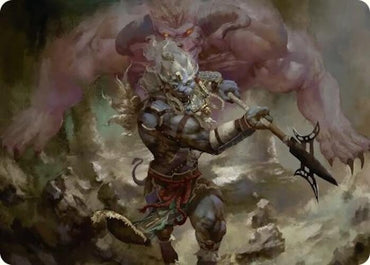 Image for Kimahri, Valiant Guardian Art Card (29) [Art Series: FINAL FANTASY] - Magic: The Gathering
