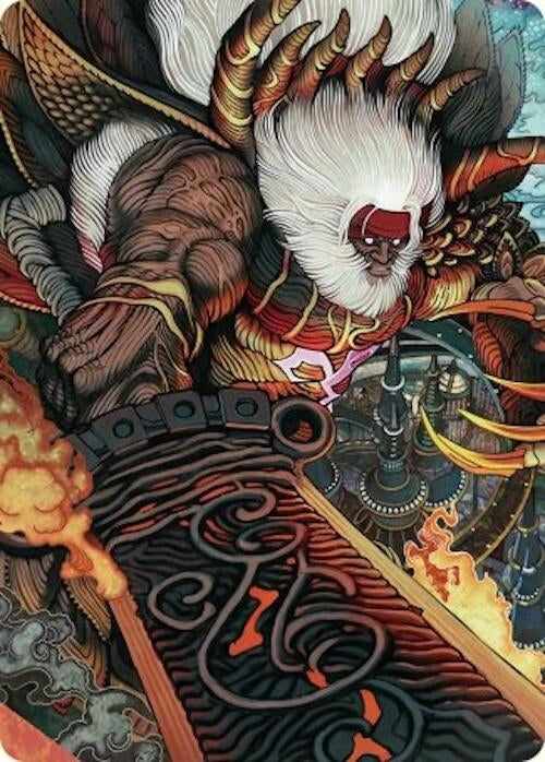 Image for Braska's Final Aeon Art Card (39) [Art Series: FINAL FANTASY] - Magic: The Gathering