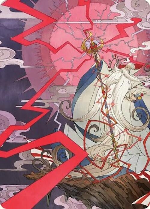 Image for Summon: Esper Ramuh Art Card (40) [Art Series: FINAL FANTASY] - Magic: The Gathering