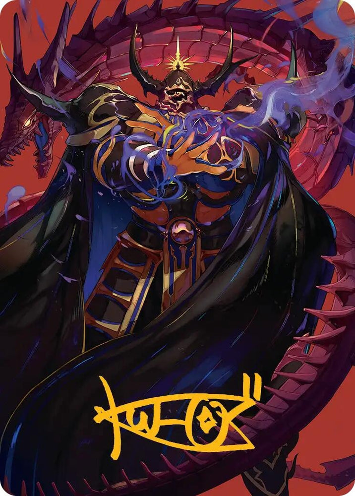 Image for Golbez, Crystal Collector Art Card (Gold-Stamped Signature) (45) [Art Series: FINAL FANTASY] - Magic: The Gathering