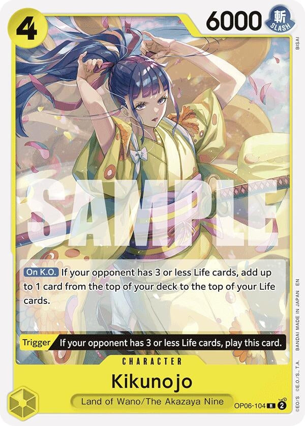Kikunojo (Reprint) (OP06-104) [Starter Deck 28: GREEN/YELLOW Yamato]