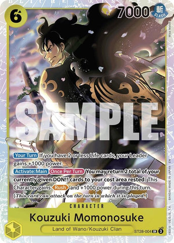 Kouzuki Momonosuke (ST28-004) [Starter Deck 28: GREEN/YELLOW Yamato]