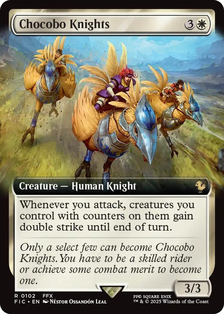Image for Chocobo Knights (Extended Art) (102) [Commander: FINAL FANTASY] - Magic: The Gathering