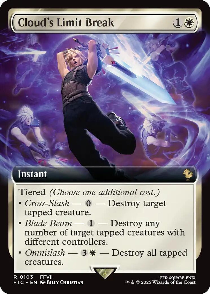 Image for Cloud's Limit Break (Extended Art) (103) [Commander: FINAL FANTASY] - Magic: The Gathering