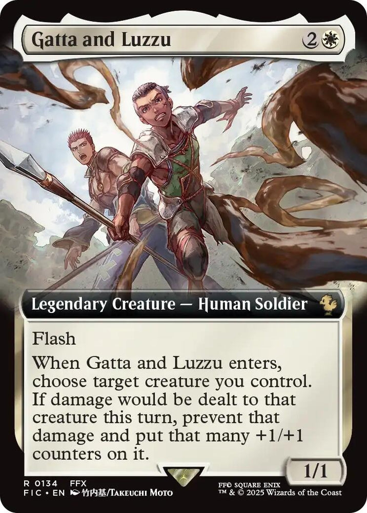 Image for Gatta and Luzzu (Extended Art) (134) [Commander: FINAL FANTASY] - Magic: The Gathering