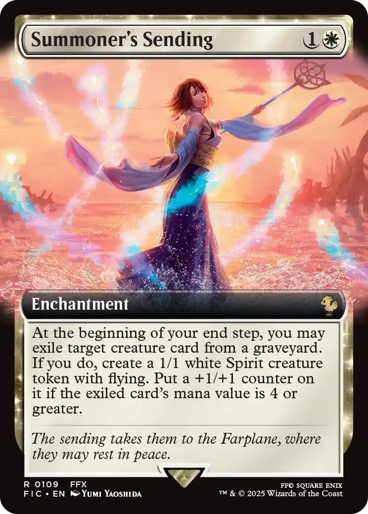 Image for Summoner's Sending (Extended Art) (109) [Commander: FINAL FANTASY] - Magic: The Gathering