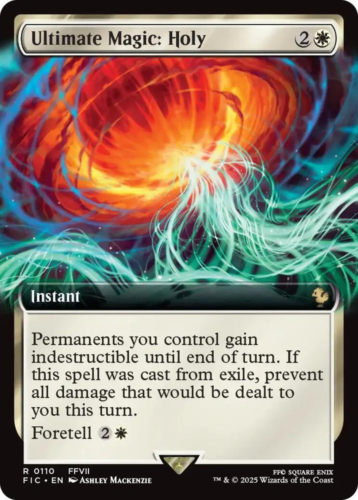 Image for Ultimate Magic: Holy (Extended Art) (110) [Commander: FINAL FANTASY] - Magic: The Gathering