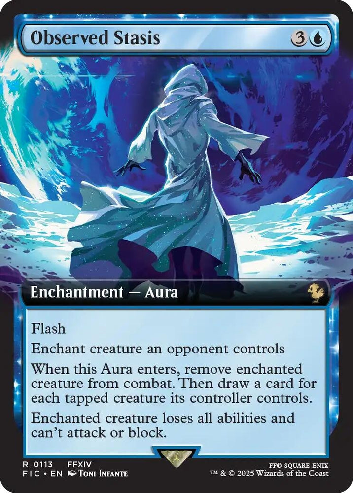 Image for Observed Stasis (Extended Art) (113) [Commander: FINAL FANTASY] - Magic: The Gathering