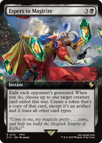 Image for Espers to Magicite (Extended Art) (114) [Commander: FINAL FANTASY] - Magic: The Gathering