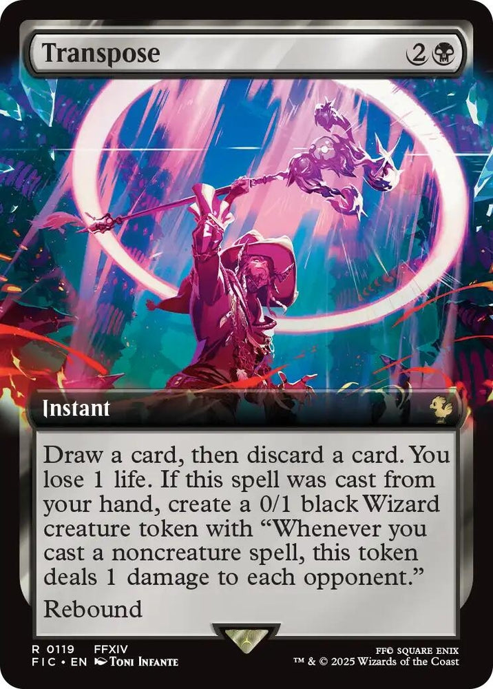 Image for Transpose (Extended Art) (119) [Commander: FINAL FANTASY] - Magic: The Gathering