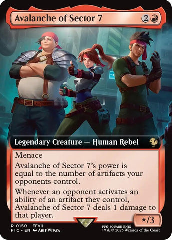 Image for Avalanche of Sector 7 (Extended Art) (150) [Commander: FINAL FANTASY] - Magic: The Gathering