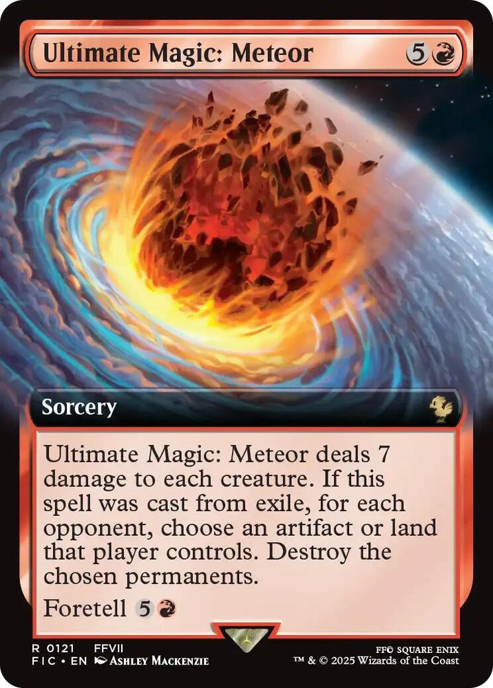 Image for Ultimate Magic: Meteor (Extended Art) (121) [Commander: FINAL FANTASY] - Magic: The Gathering