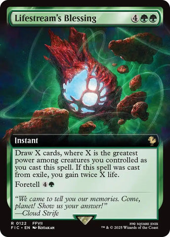 Image for Lifestream's Blessing (Extended Art) (122) [Commander: FINAL FANTASY] - Magic: The Gathering