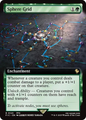 Image for Sphere Grid (Extended Art) (123) [Commander: FINAL FANTASY] - Magic: The Gathering